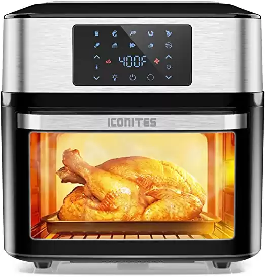 10-in-1 Air Fryer Oven, 20 Quart Airfryer Toaster Oven Combo