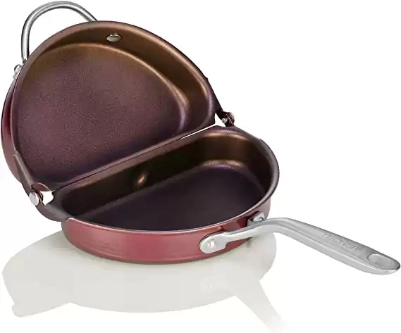 TECHEF - Frittata and Omelette Pan, Coated with New Teflon Select/Non-stick Coating (PFOA Free) (Purple)