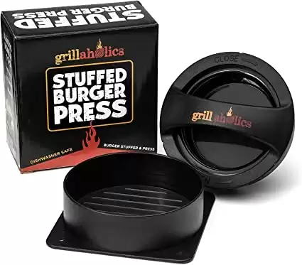 Grillaholics Stuffed Burger Press and Recipe eBook